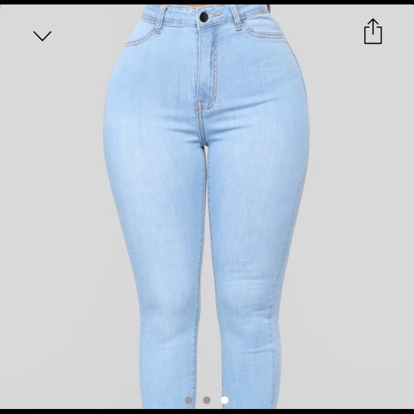 FASHION NOVA SOPHIE HIGH WAISTED JEANS - Picture 3 of 3